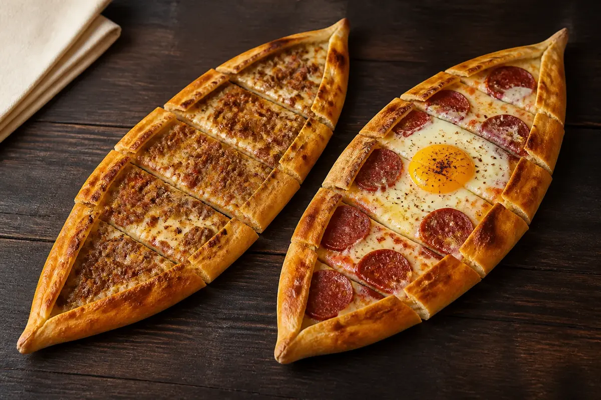 Pide turques de démonstration